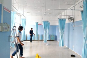Thi công rèm y tế tại bệnh viện nhân dân Gia Định, TP HCM